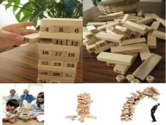 Toptan Ahşap Kule Oyunu (Jenga)