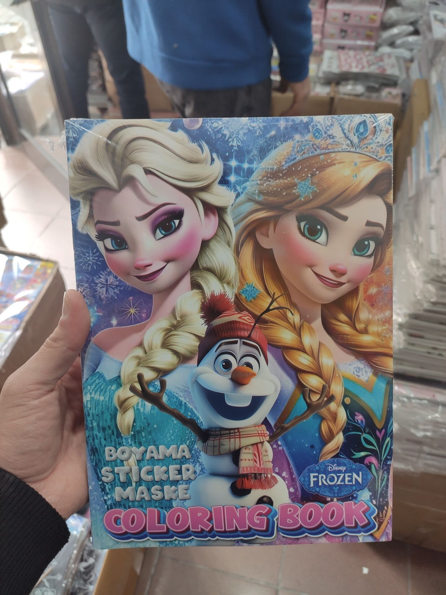 Toptan Frozen temalı çok yönlü defter