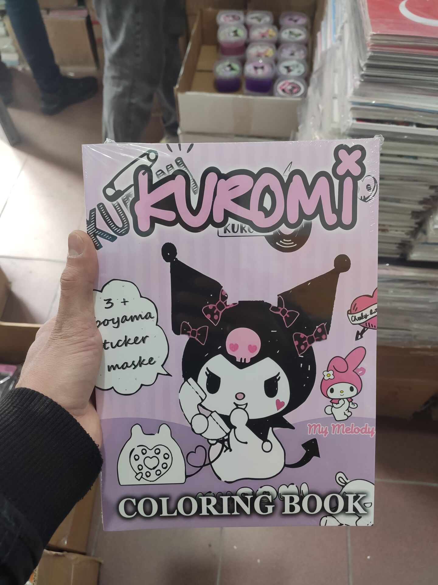 Toptan Kuromi temalı çok yönlü defter