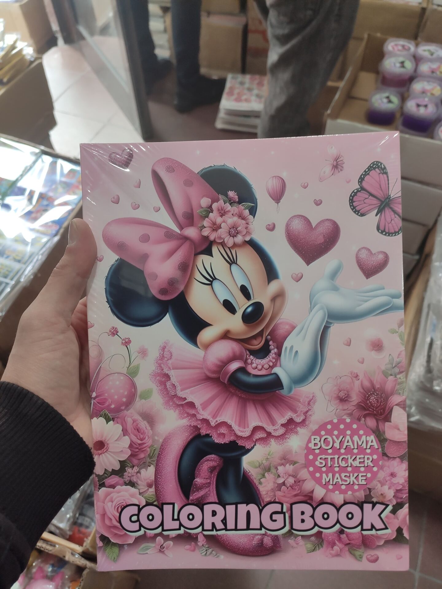 Toptan Minnie Mouse temalı çok yönlü defter