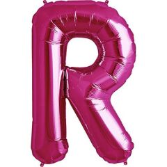 Toptan 16'' Pembe R Folyo Balon