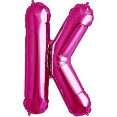 Toptan 16'' Pembe K Folyo Balon