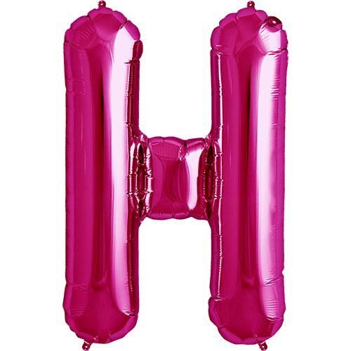 Toptan 16'' Pembe H Folyo Balon