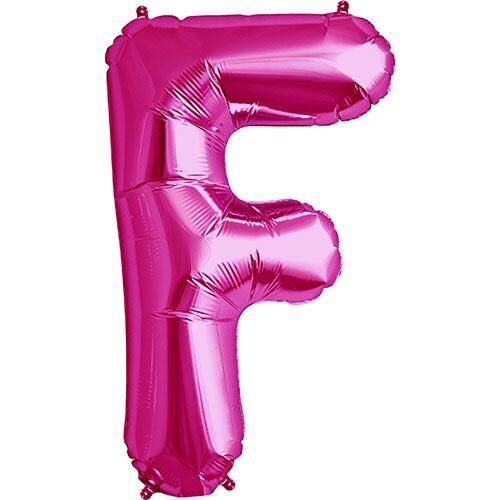 Toptan 16'' Pembe F Folyo Balon