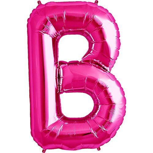 Toptan 16'' Pembe B Folyo Balon