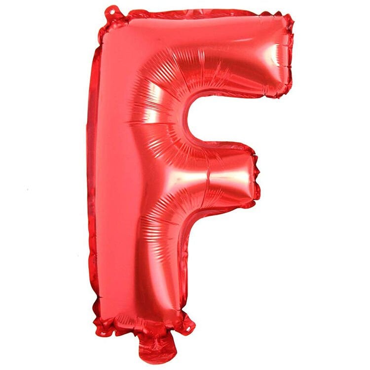 Toptan 16'' Kırmızı F Folyo Balon